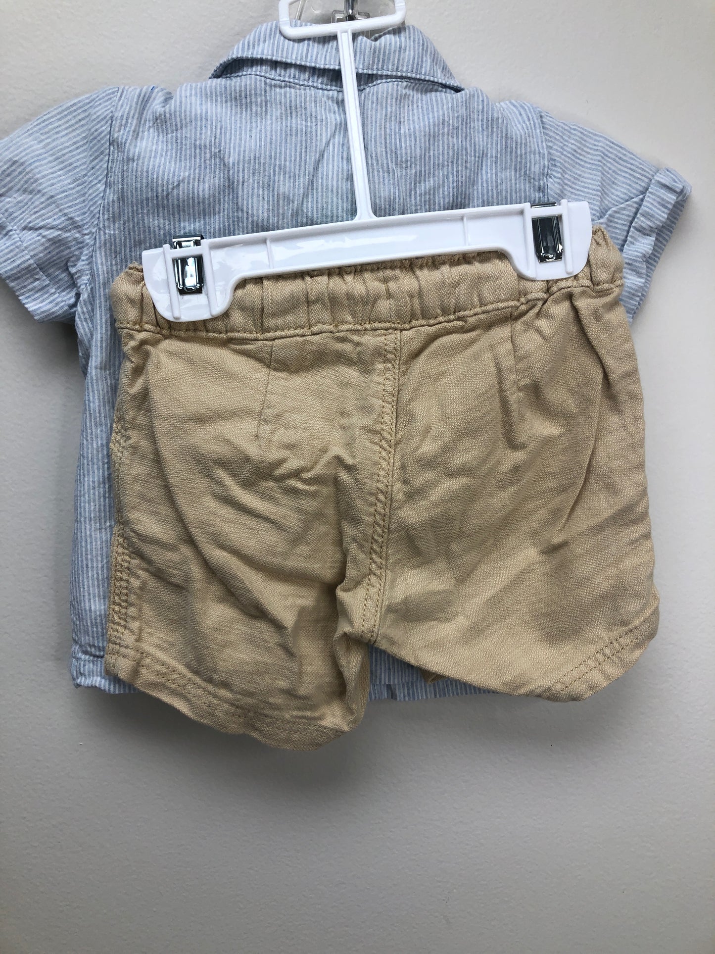 6M H&M blue stripe 2 PC Ensembles