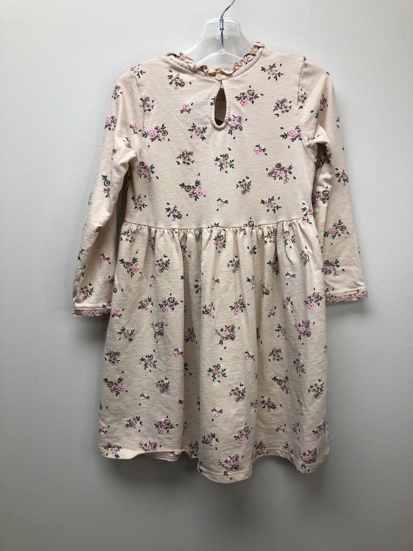 5 H & M cream floral Dress