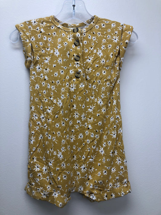 6-12 Months Lou Lou gold floral Romper