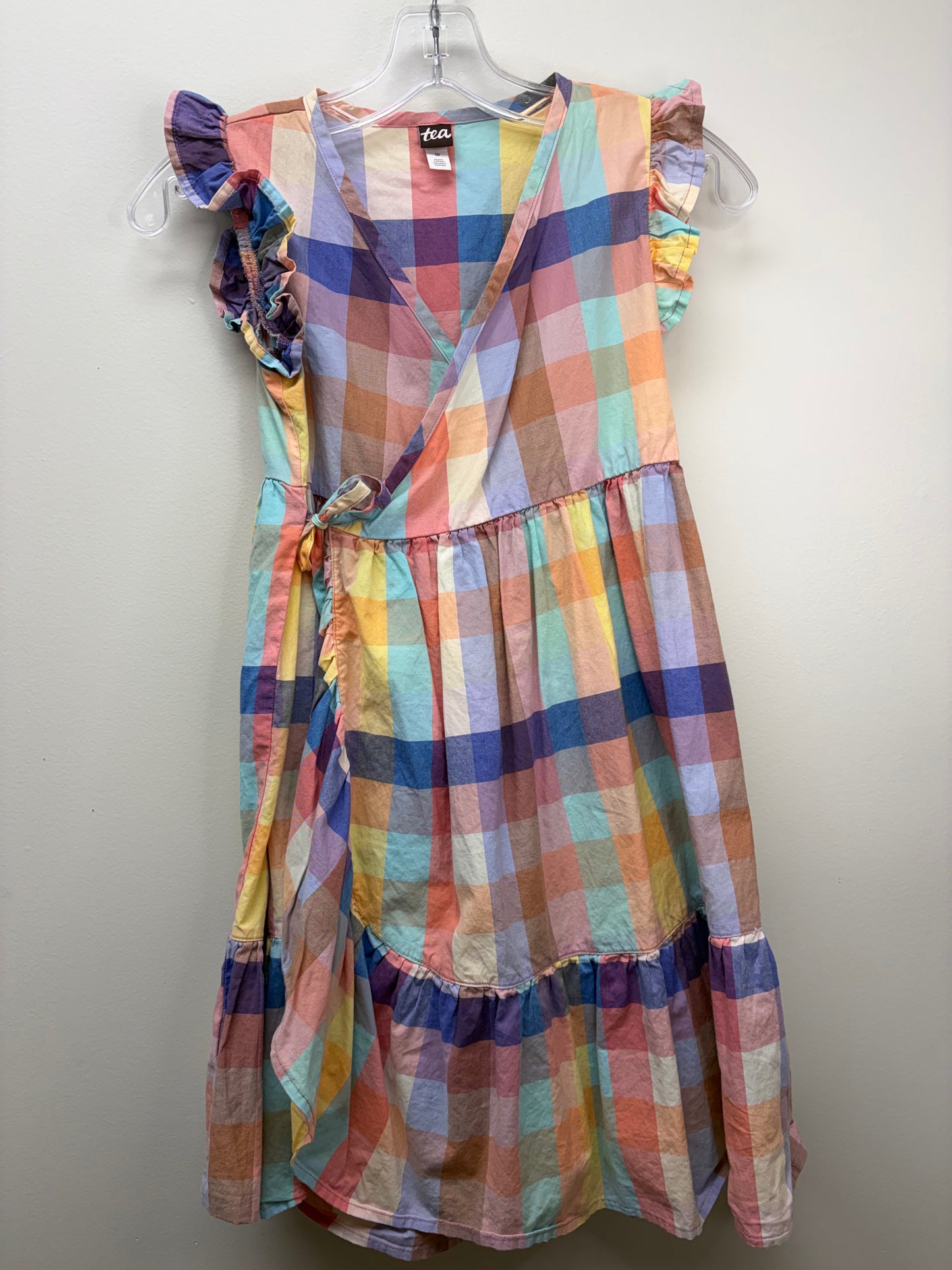 tea Child Size 10 Multi-Color pastel Dress