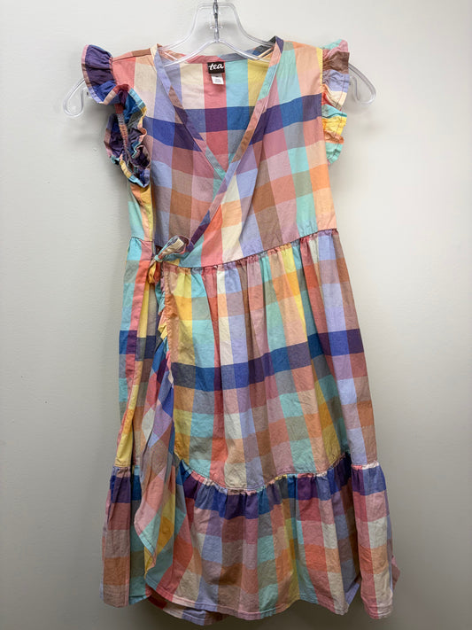 tea Child Size 10 Multi-Color pastel Dress