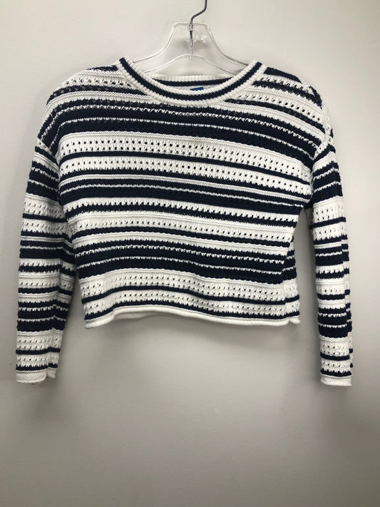 8 Old Navy navy crochet Sweater