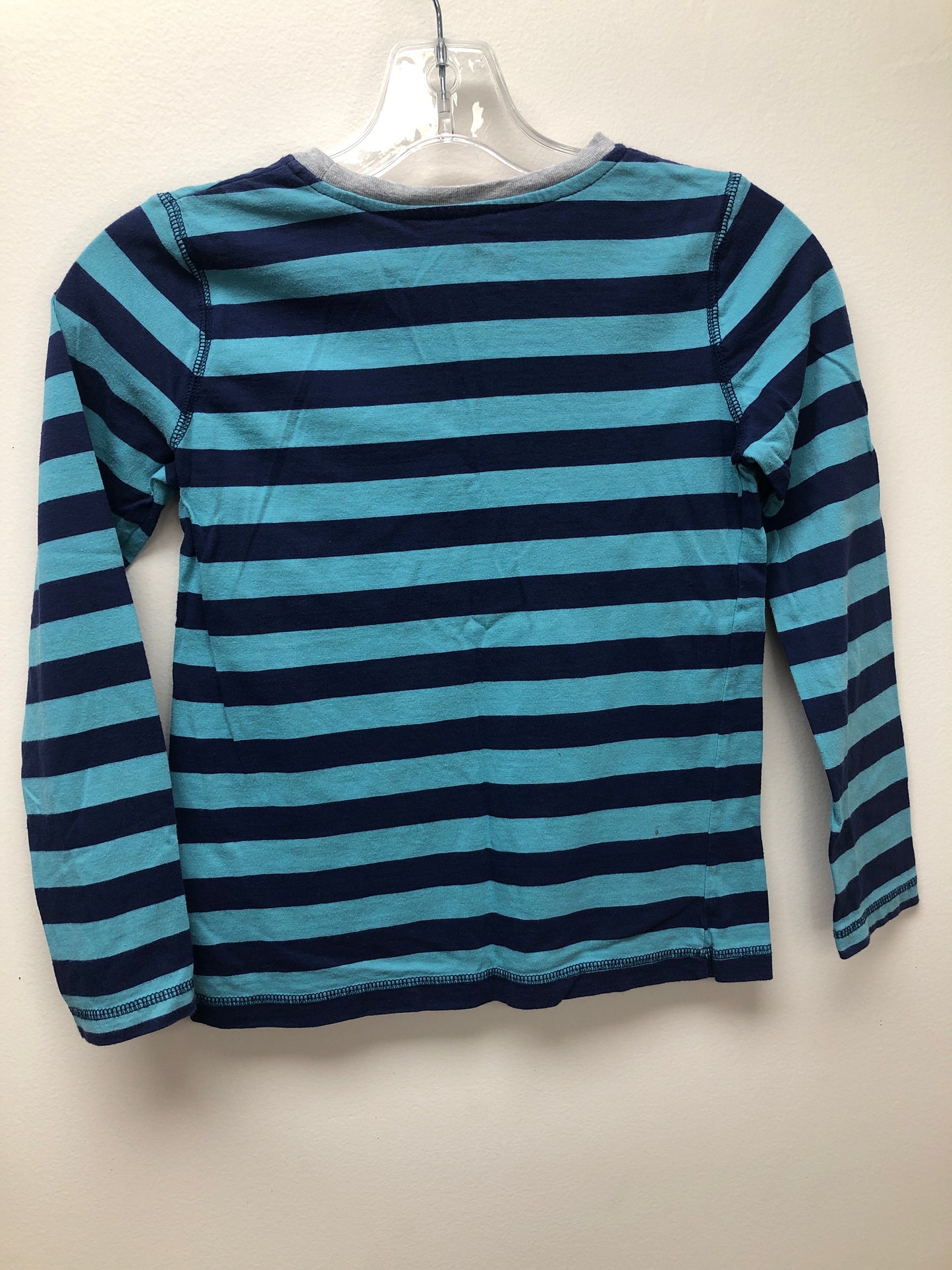 9-10 Boden blue stripe Shirt