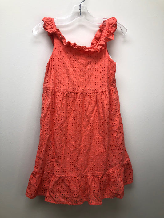 8 Gymboree orange eyelet Dress
