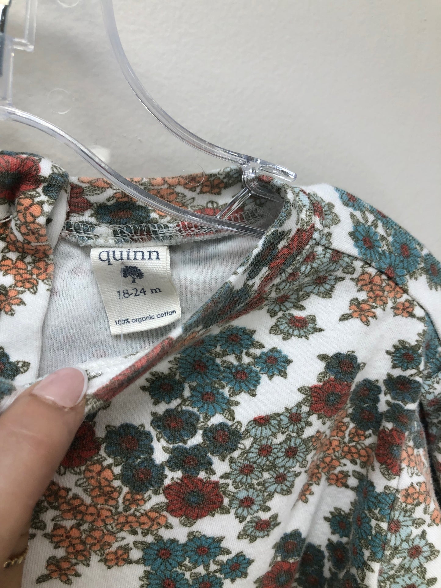 18-24 Months Kate Quinn white floral Shirt
