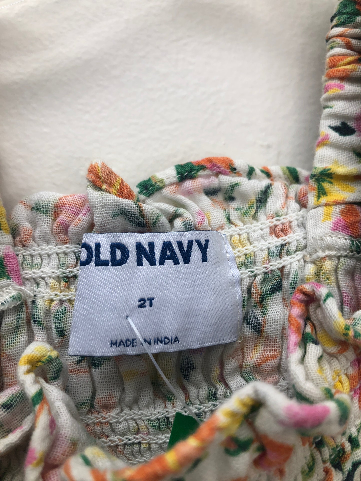 2t Old Navy yellow floral Romper