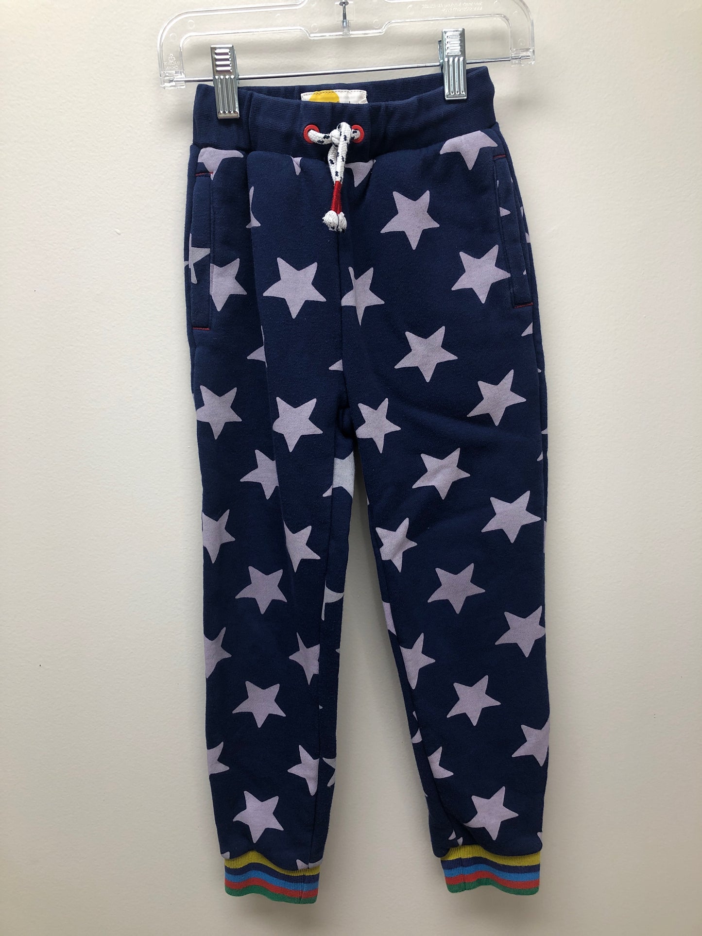 5 Mini Boden navy star Pants
