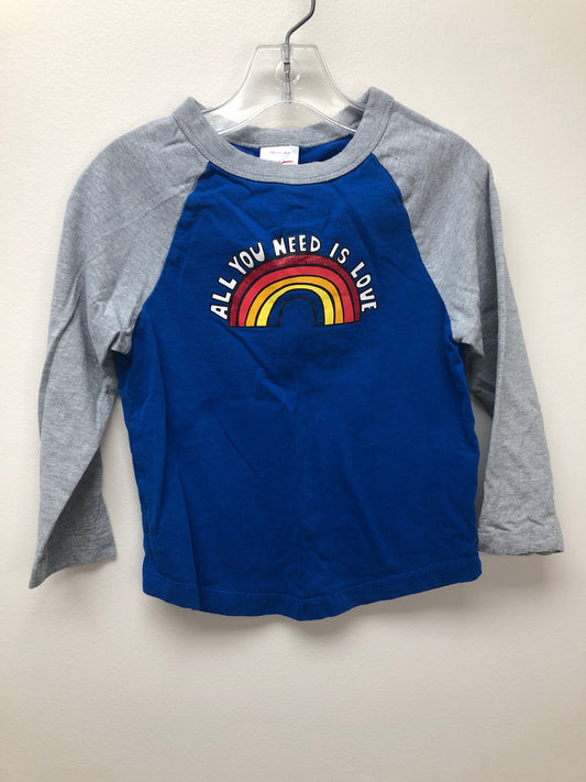 4 Hanna Andersson  blue rainbow Shirt