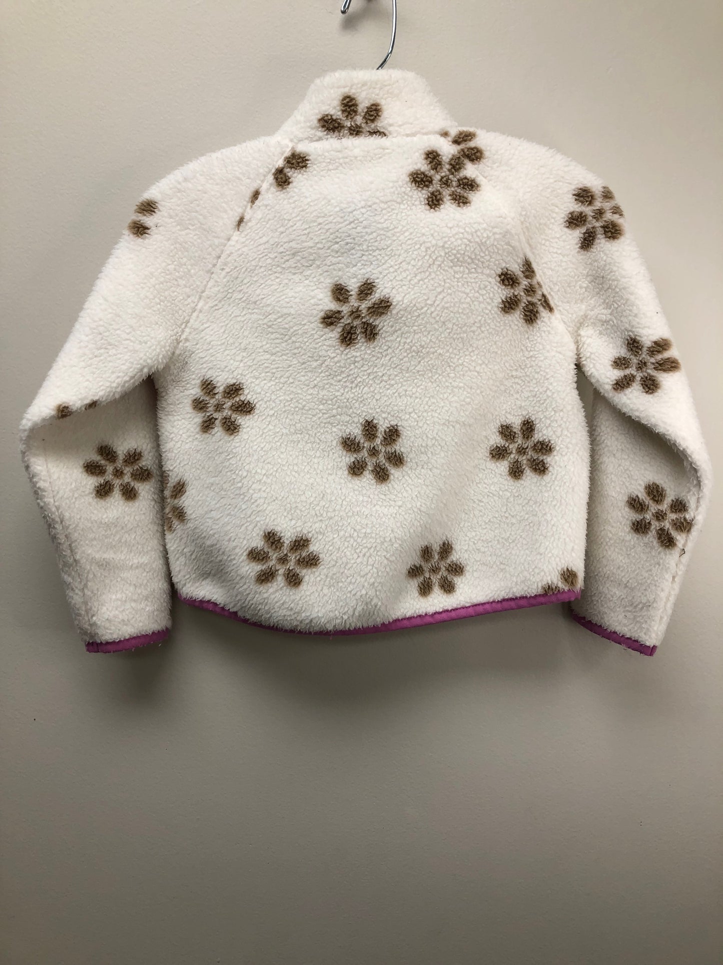 4-5 Crewcuts white flowers Jacket