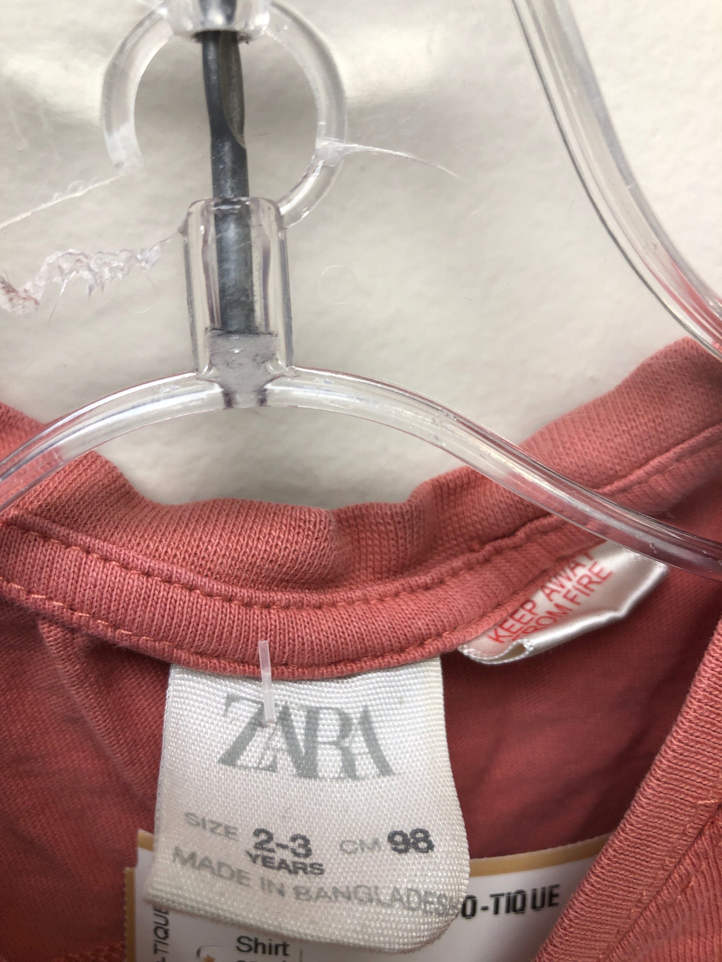 2T Zara coral pockets Shirt