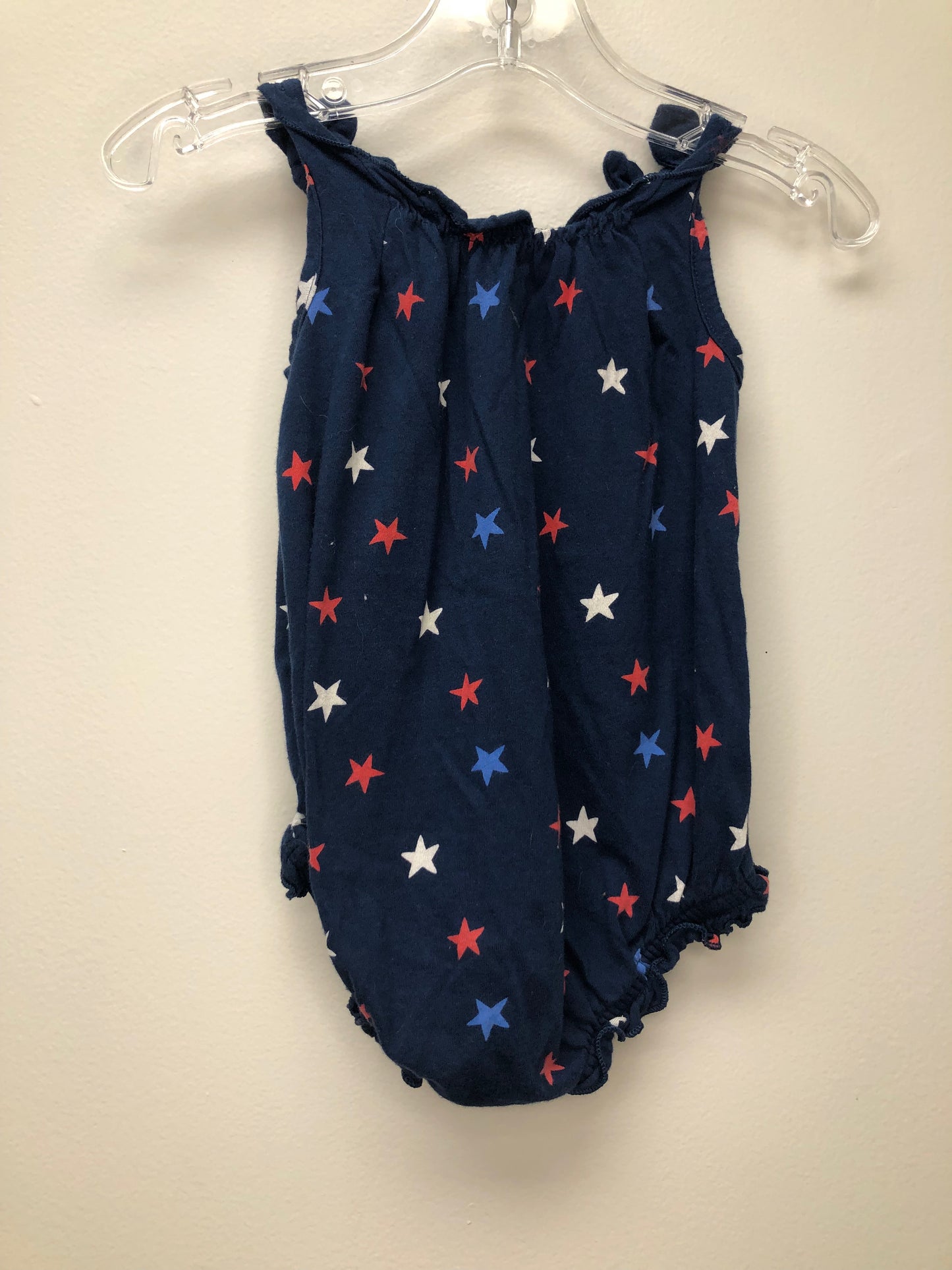 6-12m Old Navy navy patriotic Romper