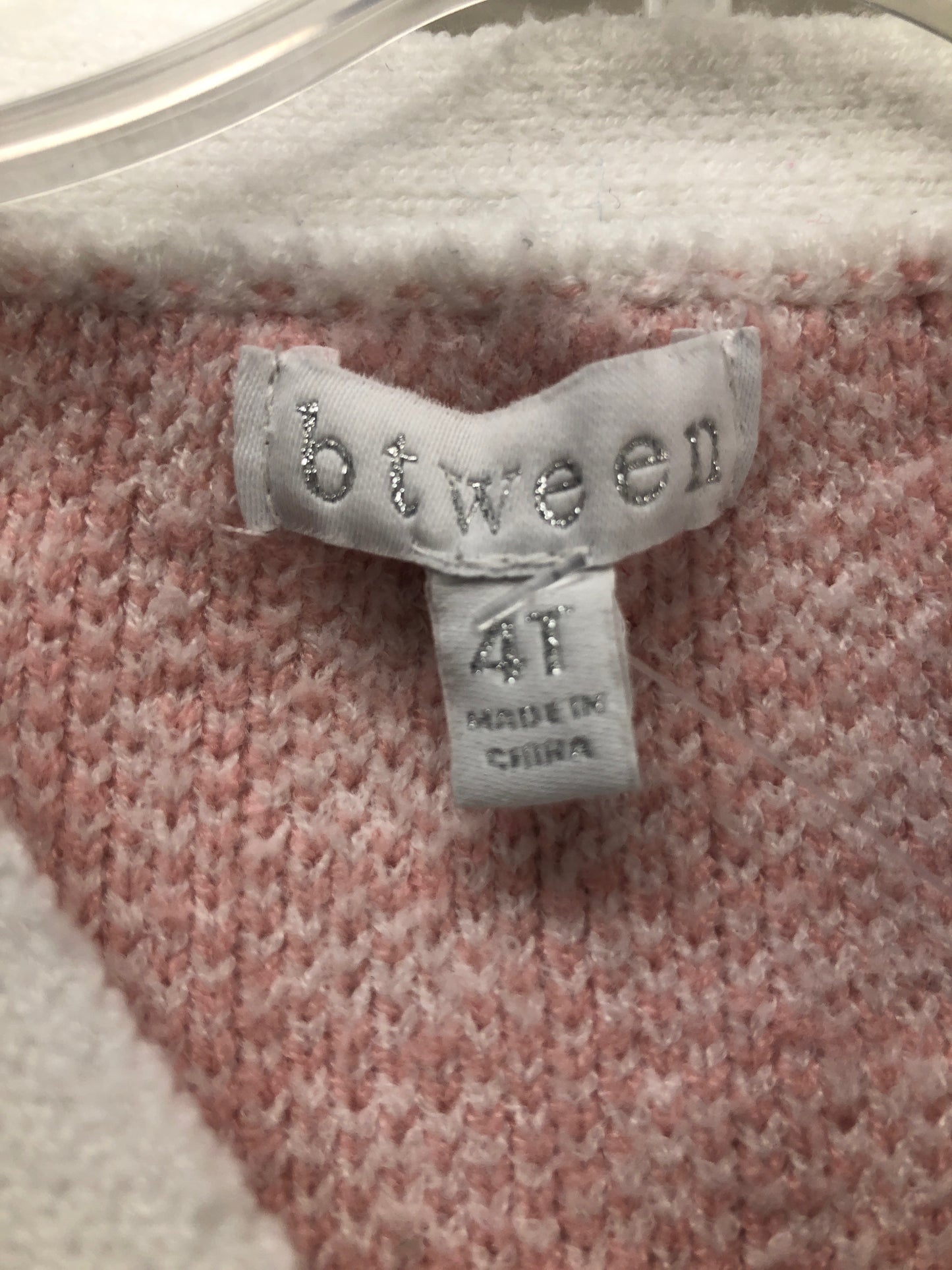 BTween Child Size 4 pink knit 2 PC Ensembles