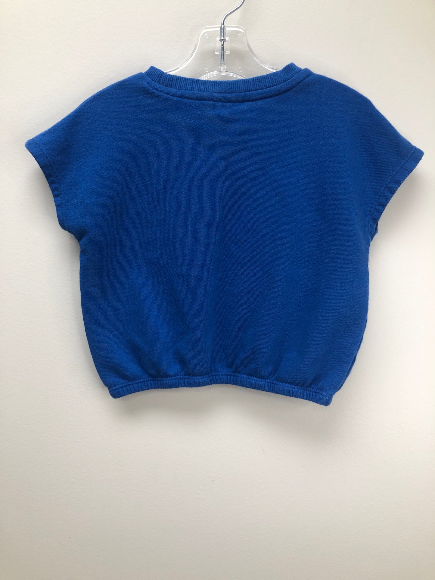 2T Cat & Jack royal blue flowers Shirt