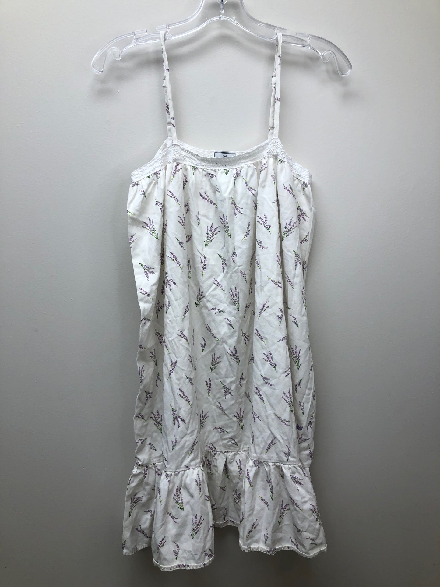 Petite Plume Child Size 14 white floral Dress