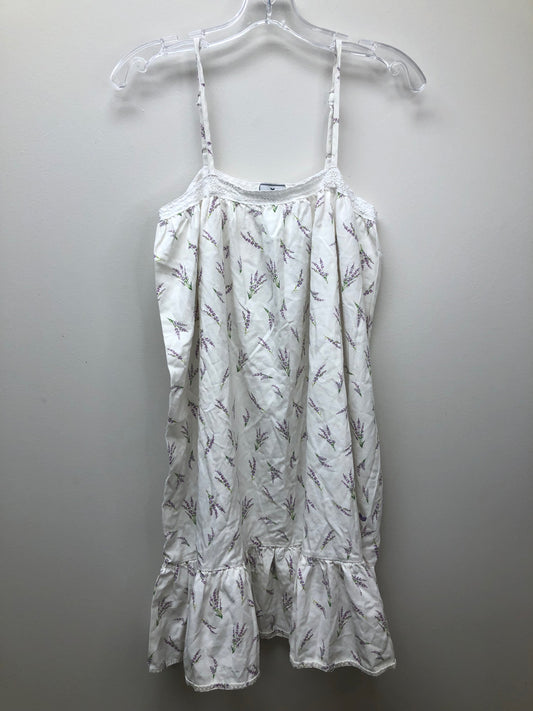 Petite Plume Child Size 14 white floral Dress