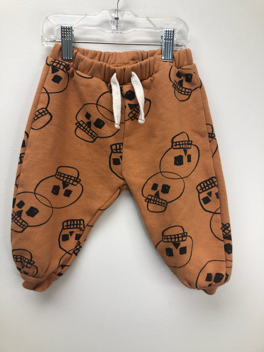 18-24M Zara Child Size orange skeletons Pants