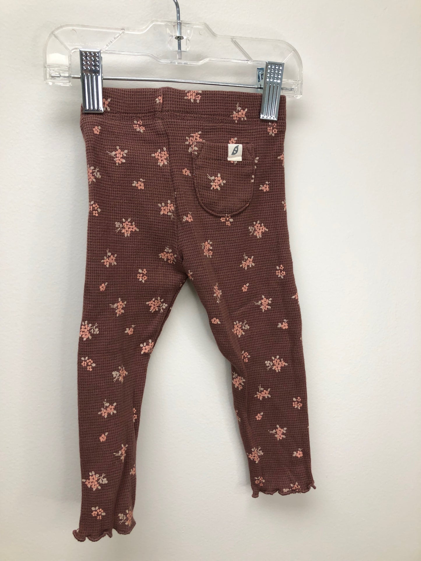 12m easy peasy mauve floral Leggings