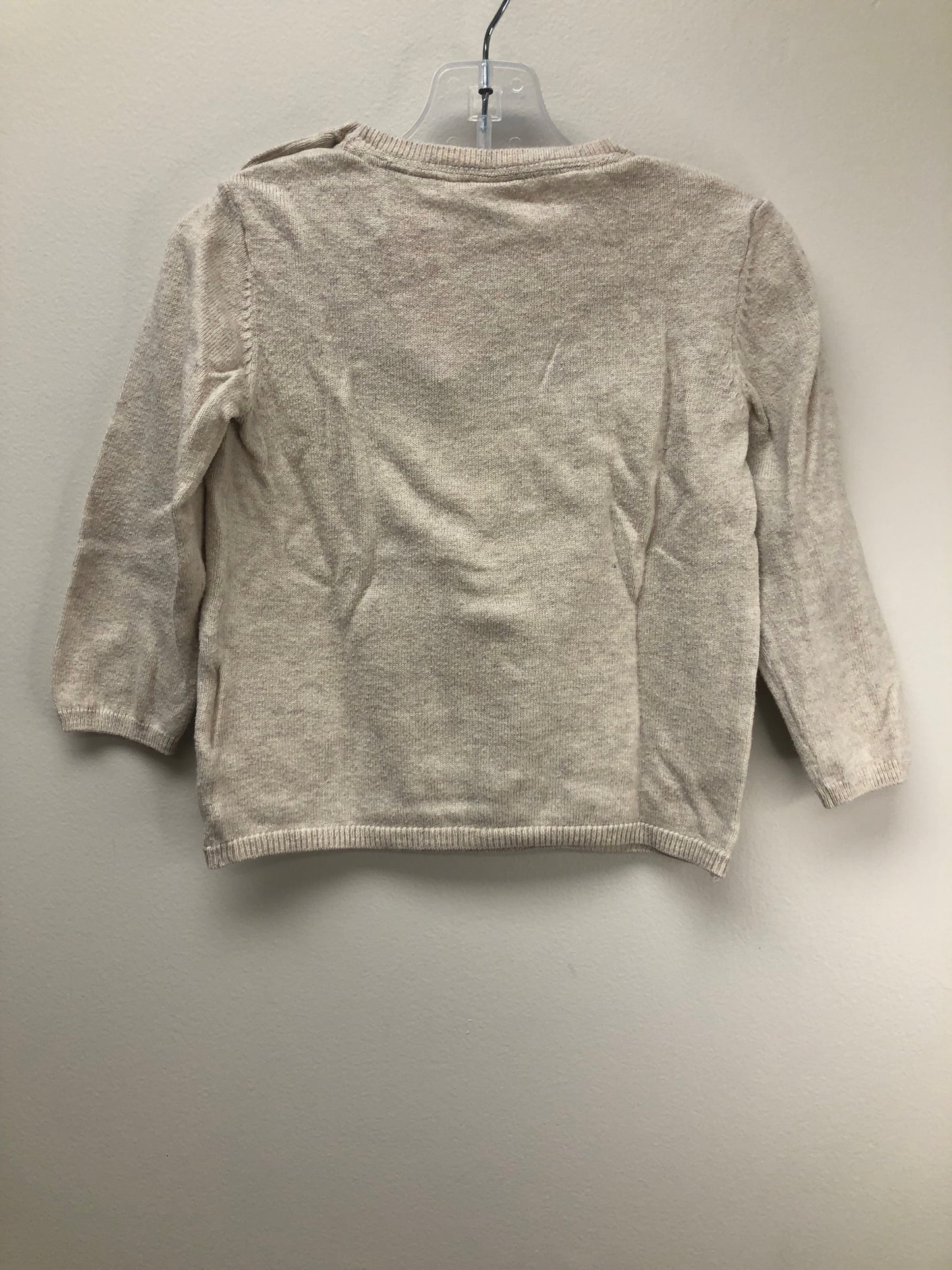 H & M Child Size 18 Months cream deer Dress