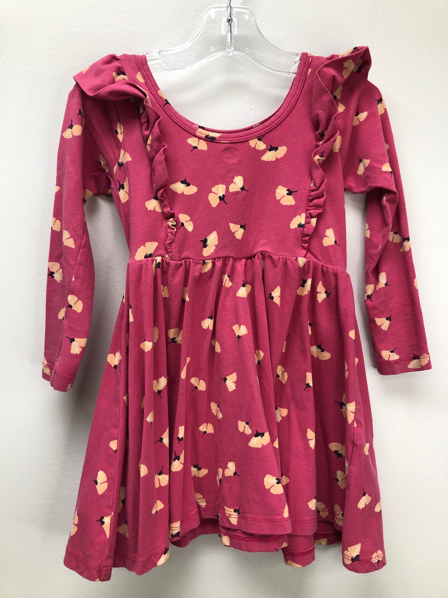 3 tea pink floral Dress