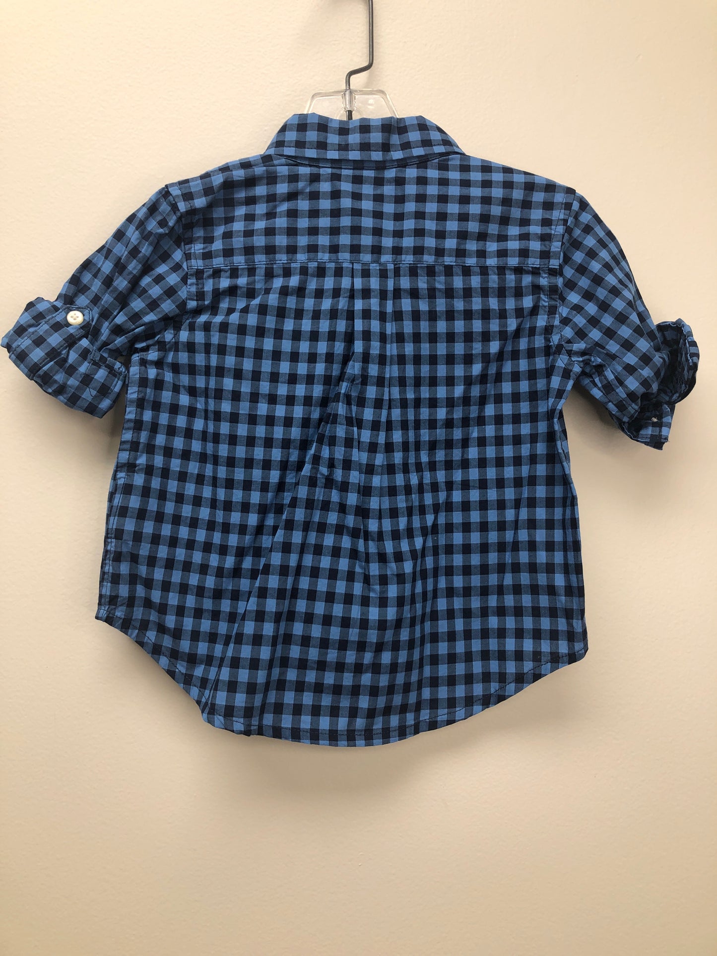 size 12 months Ralph Lauren blue checkered Shirt