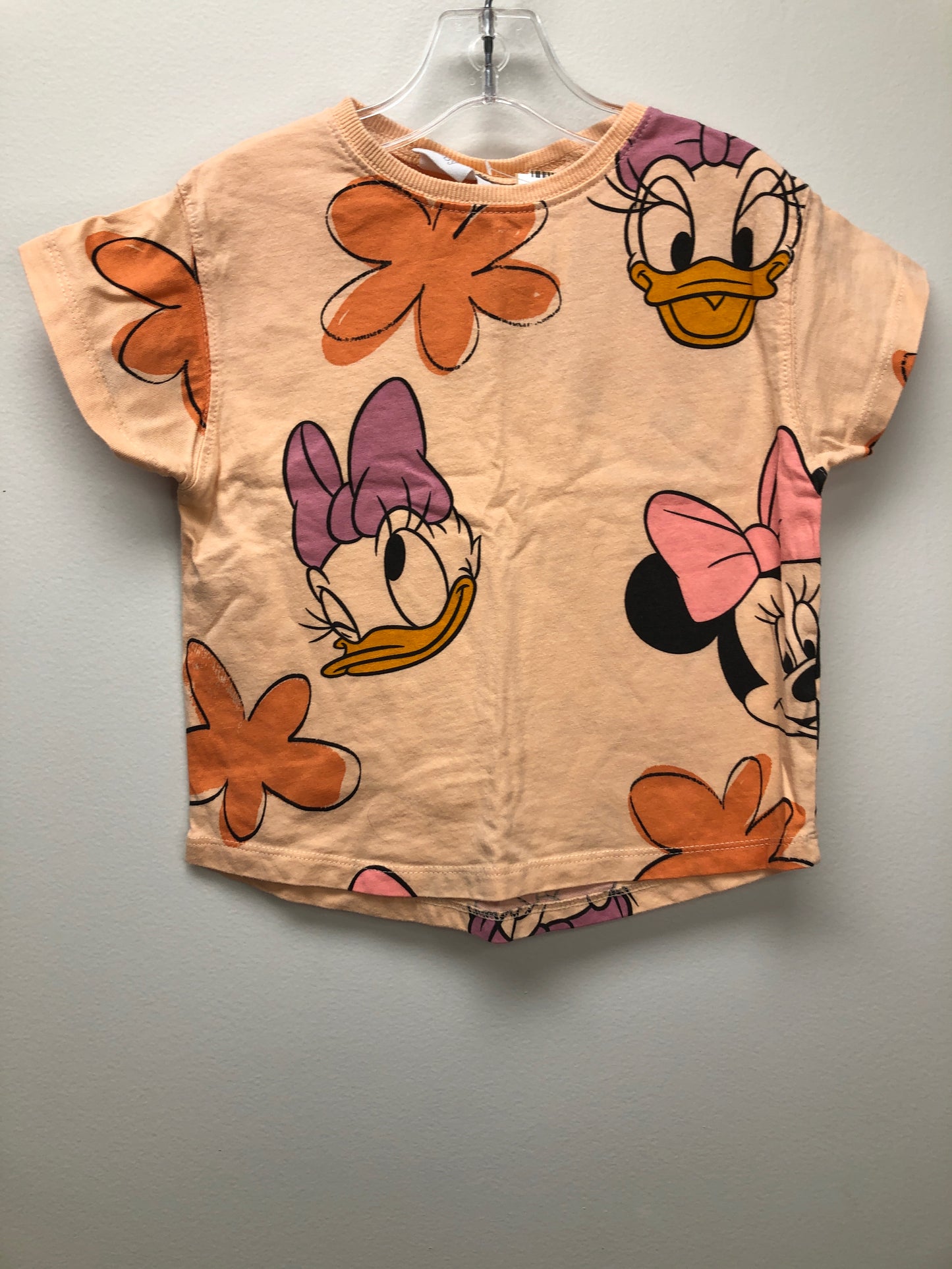 2T Zara Child orange Mickey Mouse Shirt