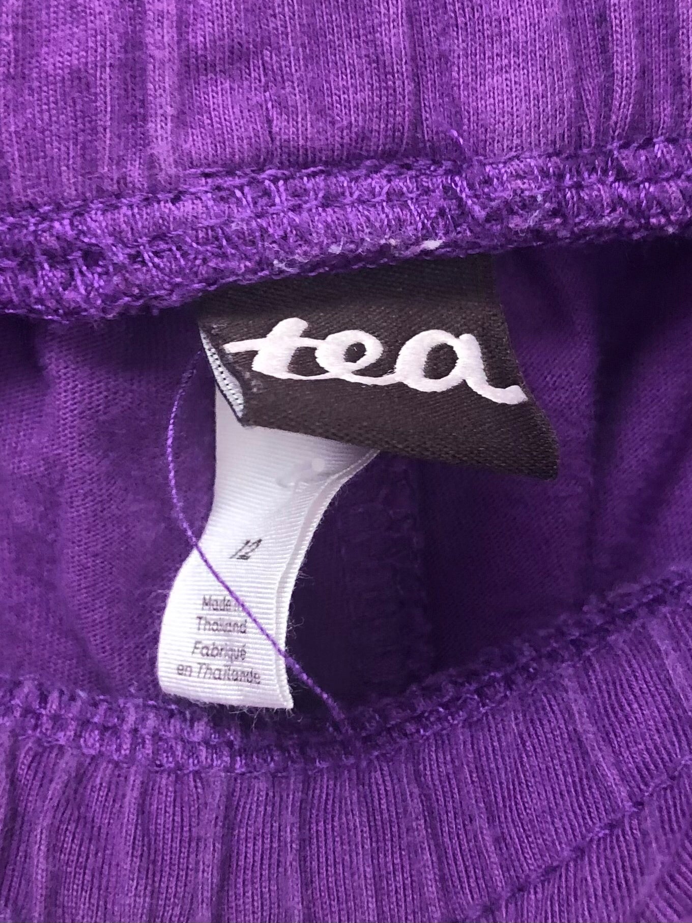 tea Child Size 12 purple Shorts