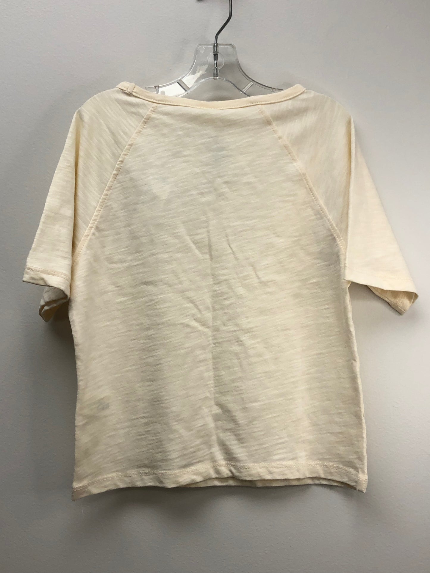 Size 6 Zara butter yellow Shirt