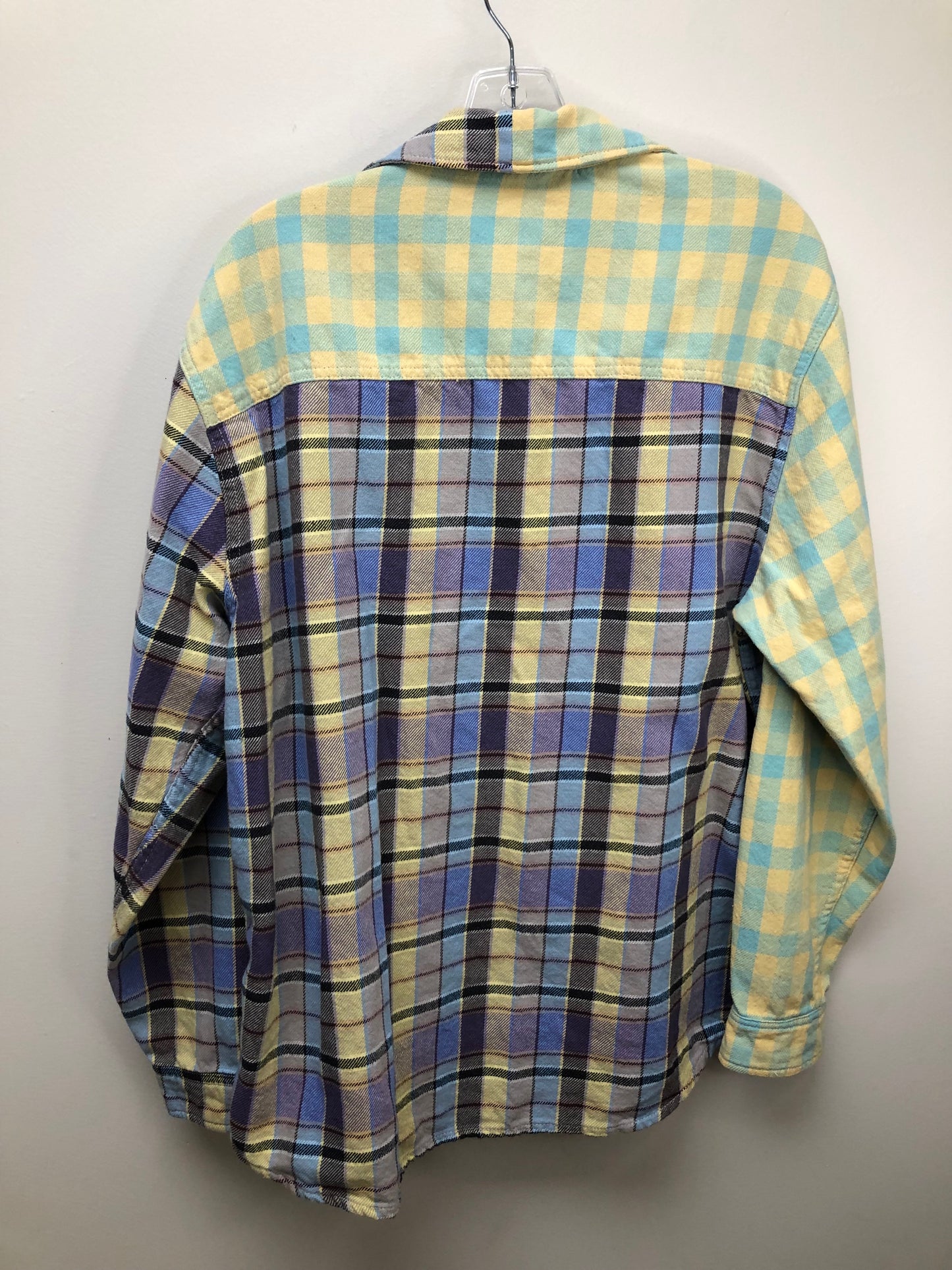 Large Zara Multi-Color plaid Shirt