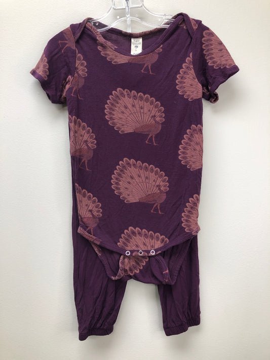 2T Kate Quinn purple peacock 2 PC Ensembles