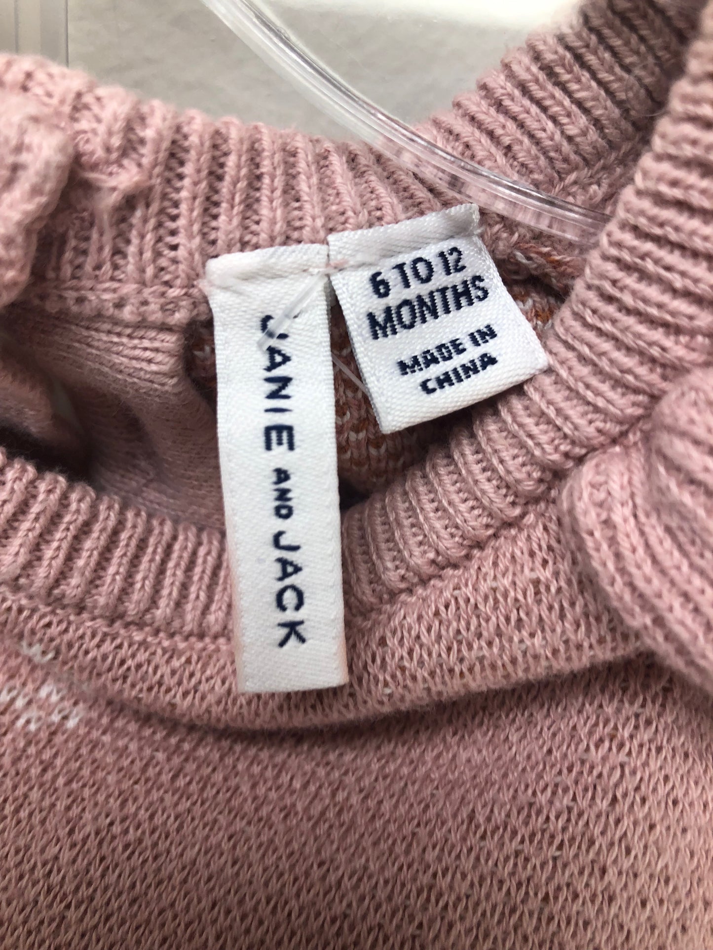 6-12 Months Janie and Jack Child pink swan 2 PC Ensembles