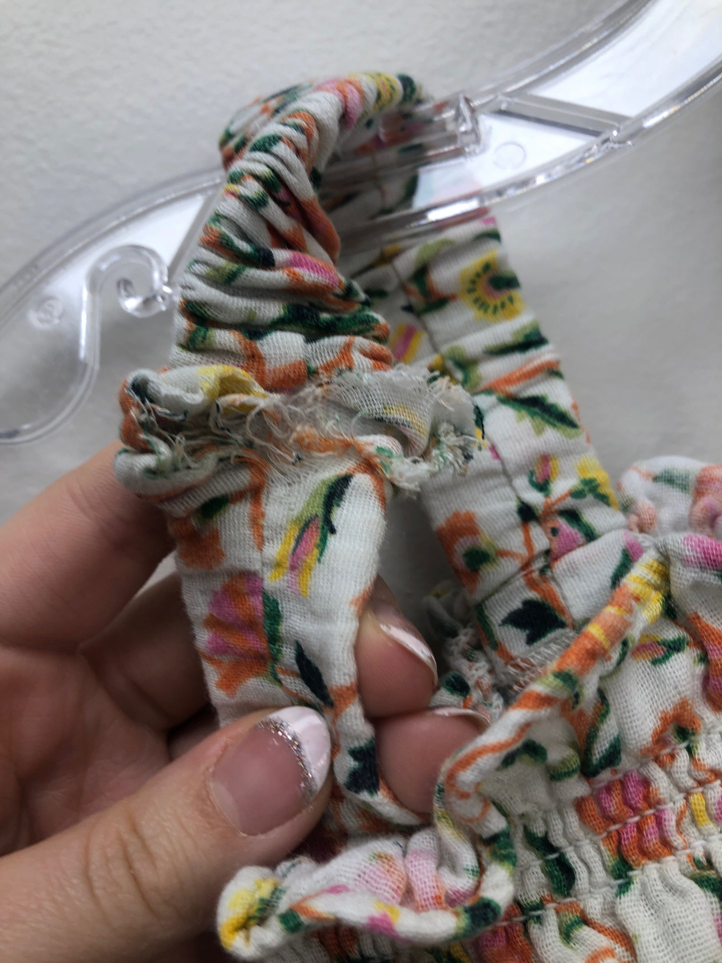 2t Old Navy yellow floral Romper