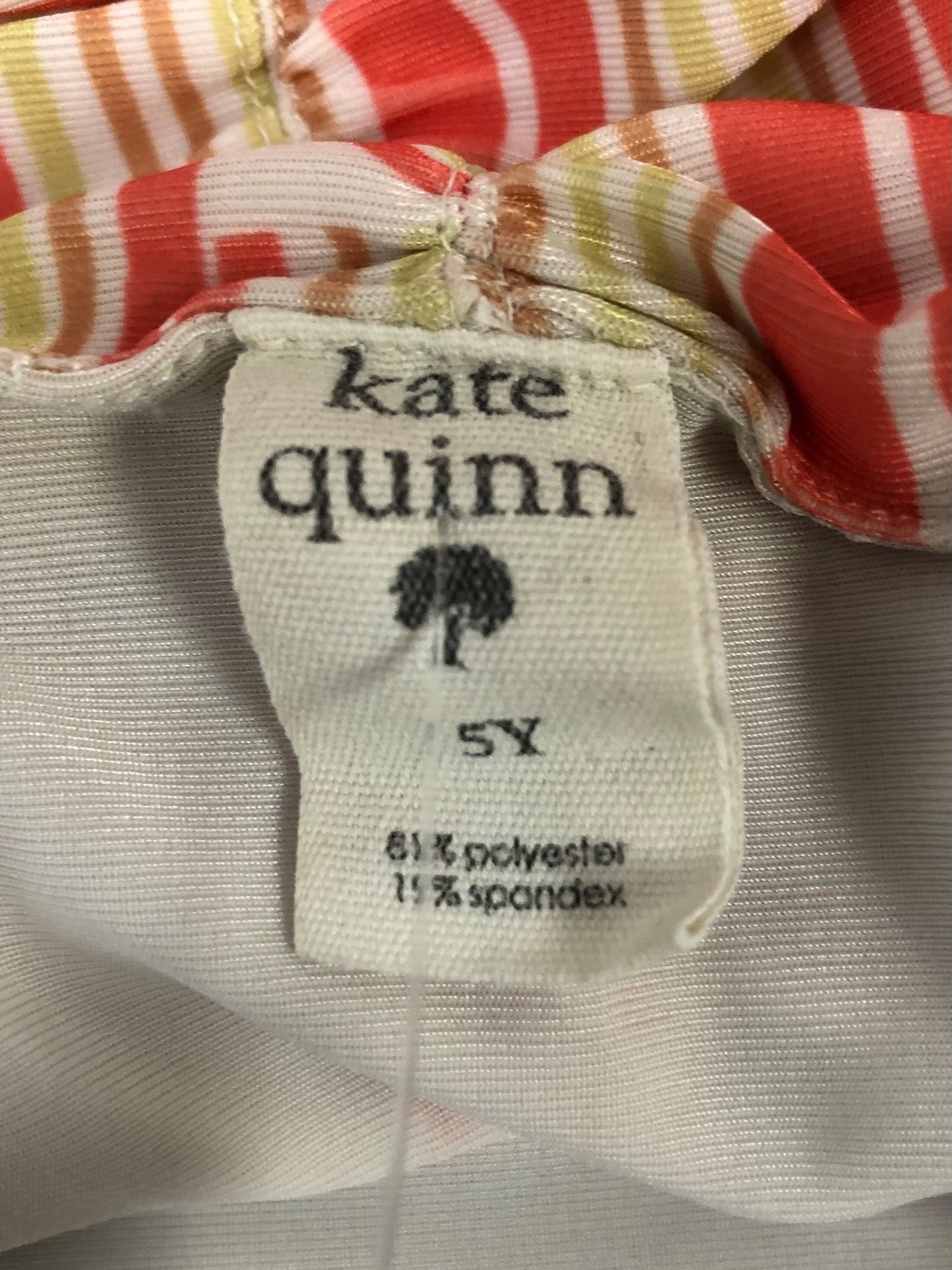 5T Kate Quinn Multi-Color rainbow Swimwear