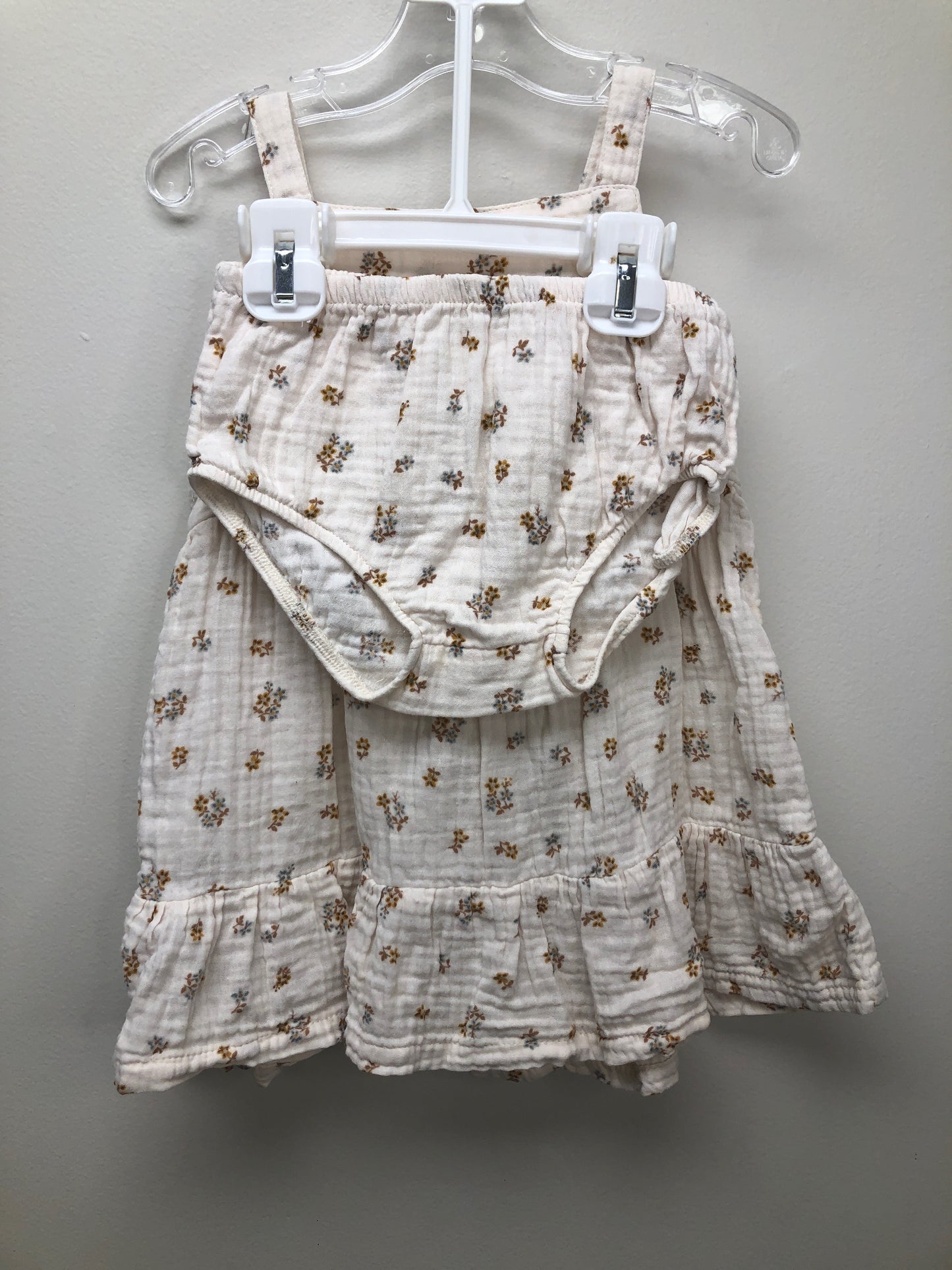 24m Little Planet pink floral 2 PC Ensembles