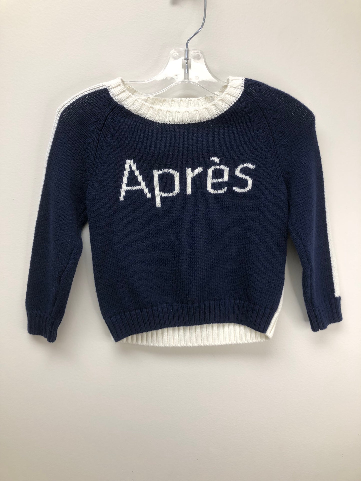 3T Janie and Jack navy Knit Sweater