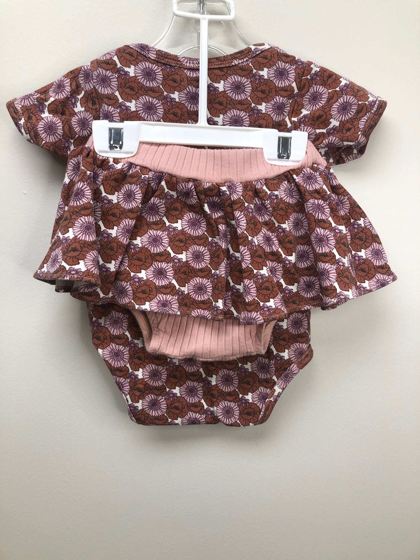 12-18 Months Kate Quinn purple floral 2 PC Ensembles