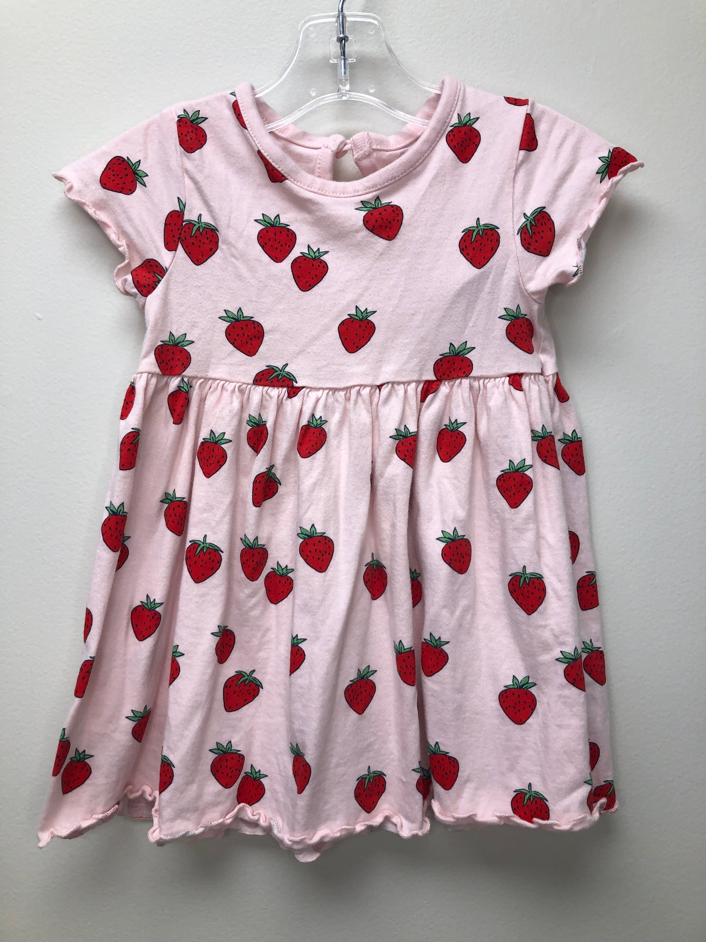 12m Primark pink strawberries Dress