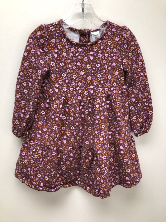 3T Carter's purple floral Dress