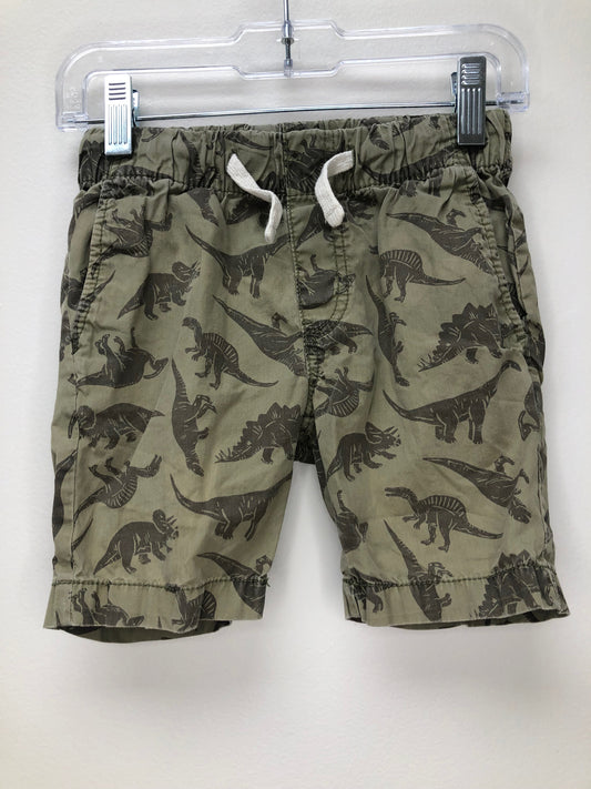 2T H & M green dinosaur Shorts