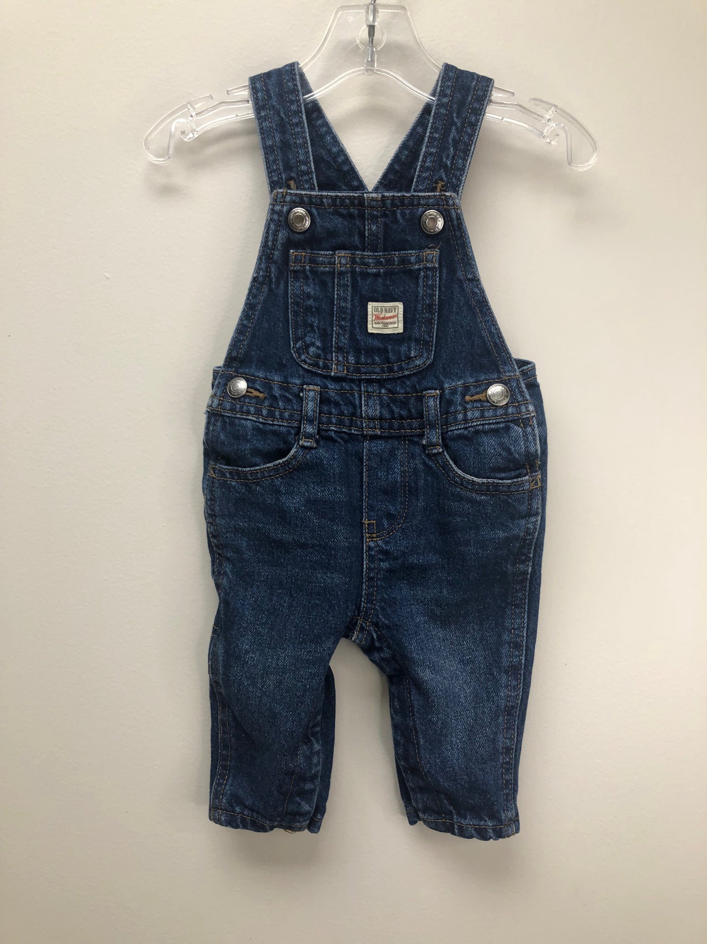 3-6m Old Navy denim Overalls
