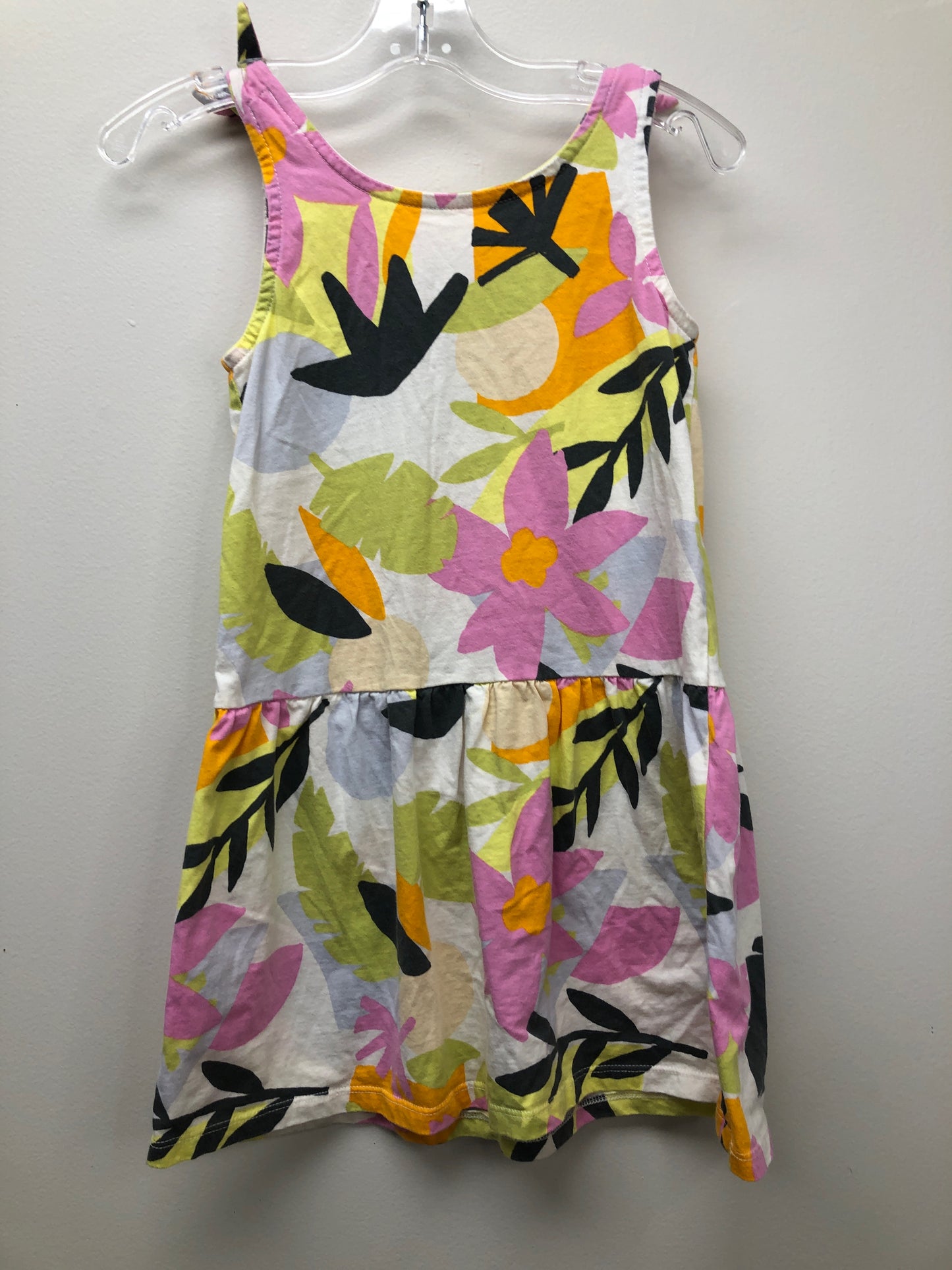 5 tea Child white floral Dress