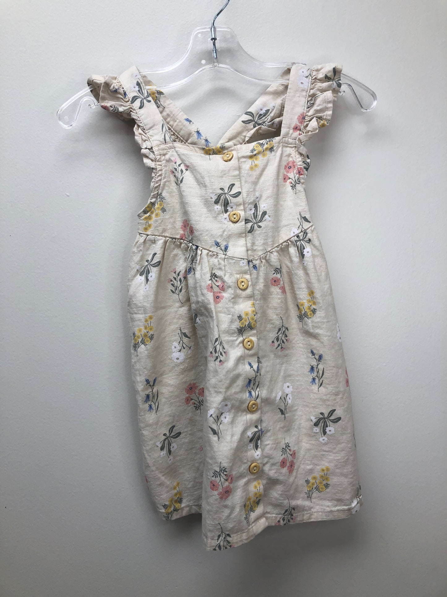 2T H&M tan floral Dress