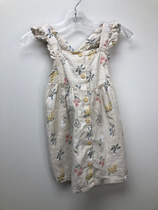 2T H&M tan floral Dress
