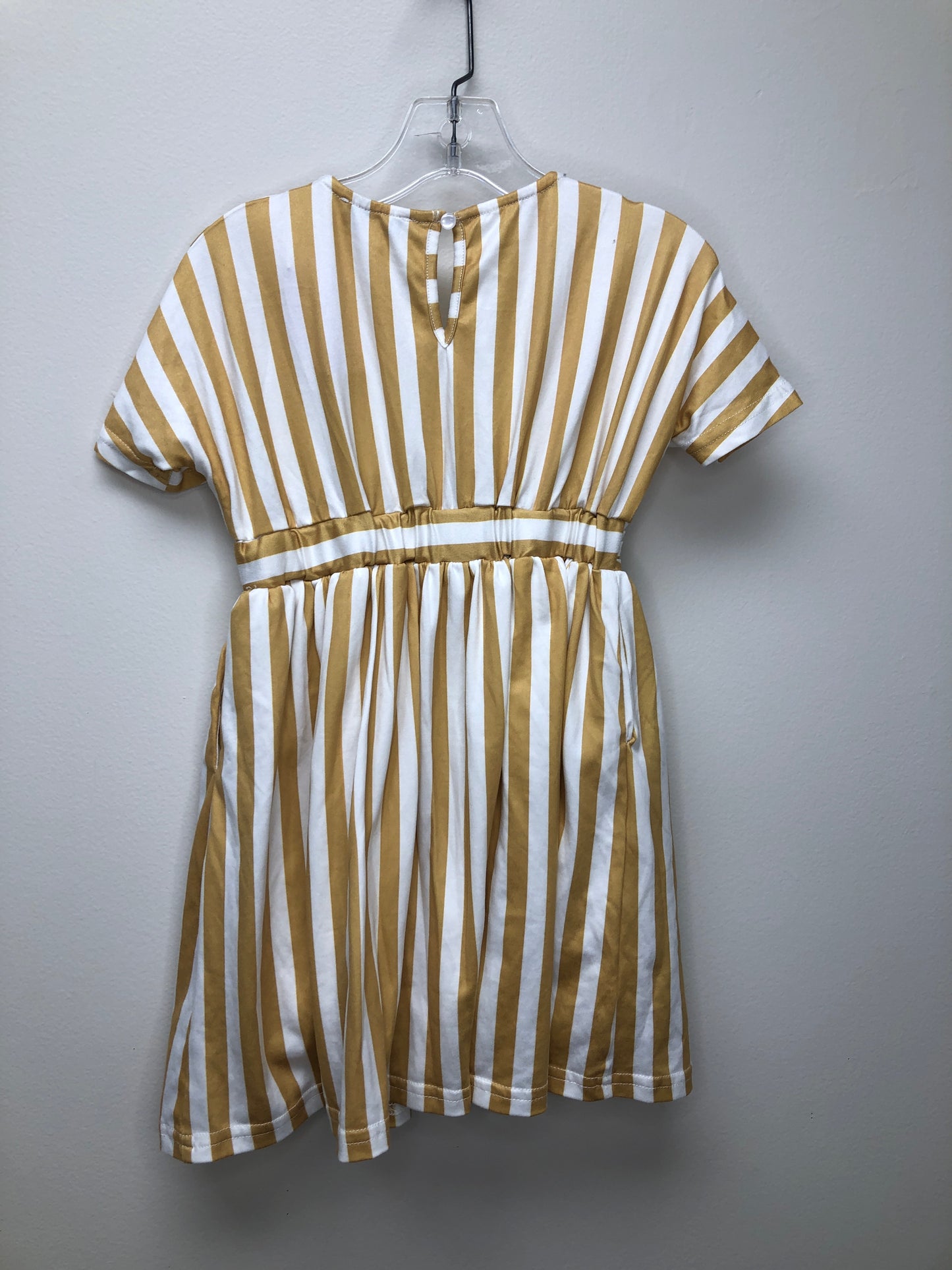 2t Bailey's Blossoms yellow stripe Dress