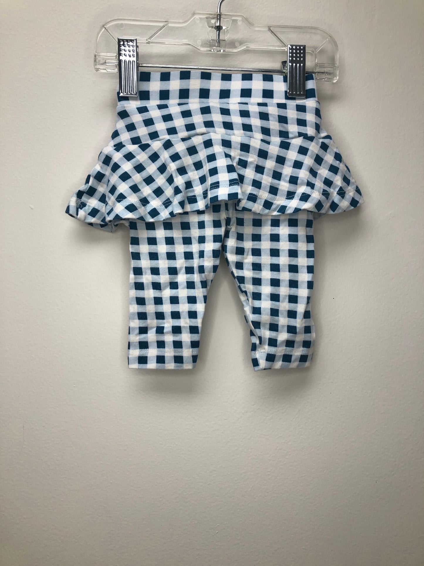 0-3m Kate Quinn blue checkered Pants