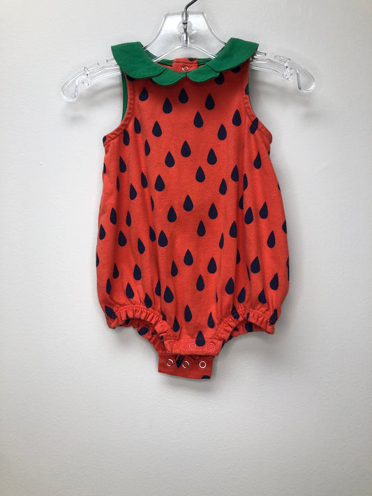 3-6m Cat & Jack red Watermelon Romper