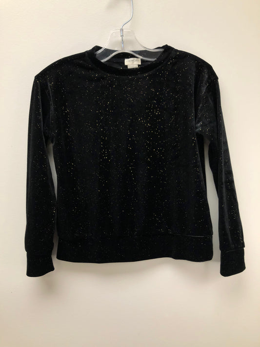 6/7 Crewcuts black Sparkle Shirt