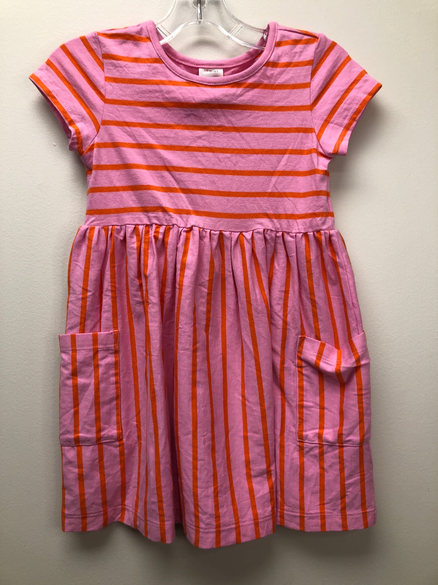 5 Hanna Andersson pink stripe Dress