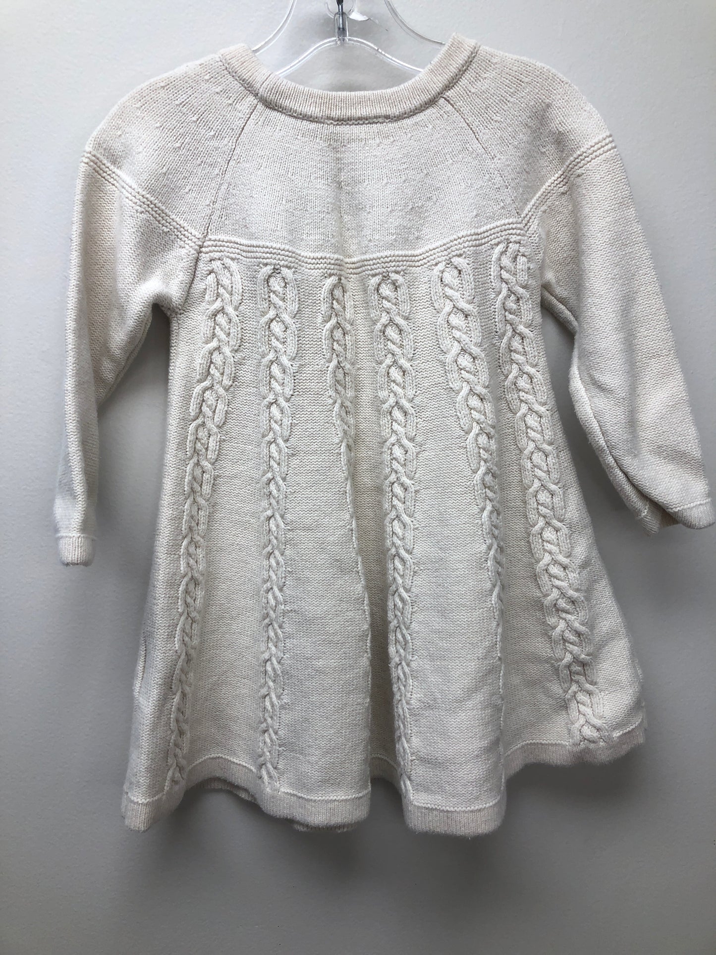 2T Hanna Andersson cream flowers Dress