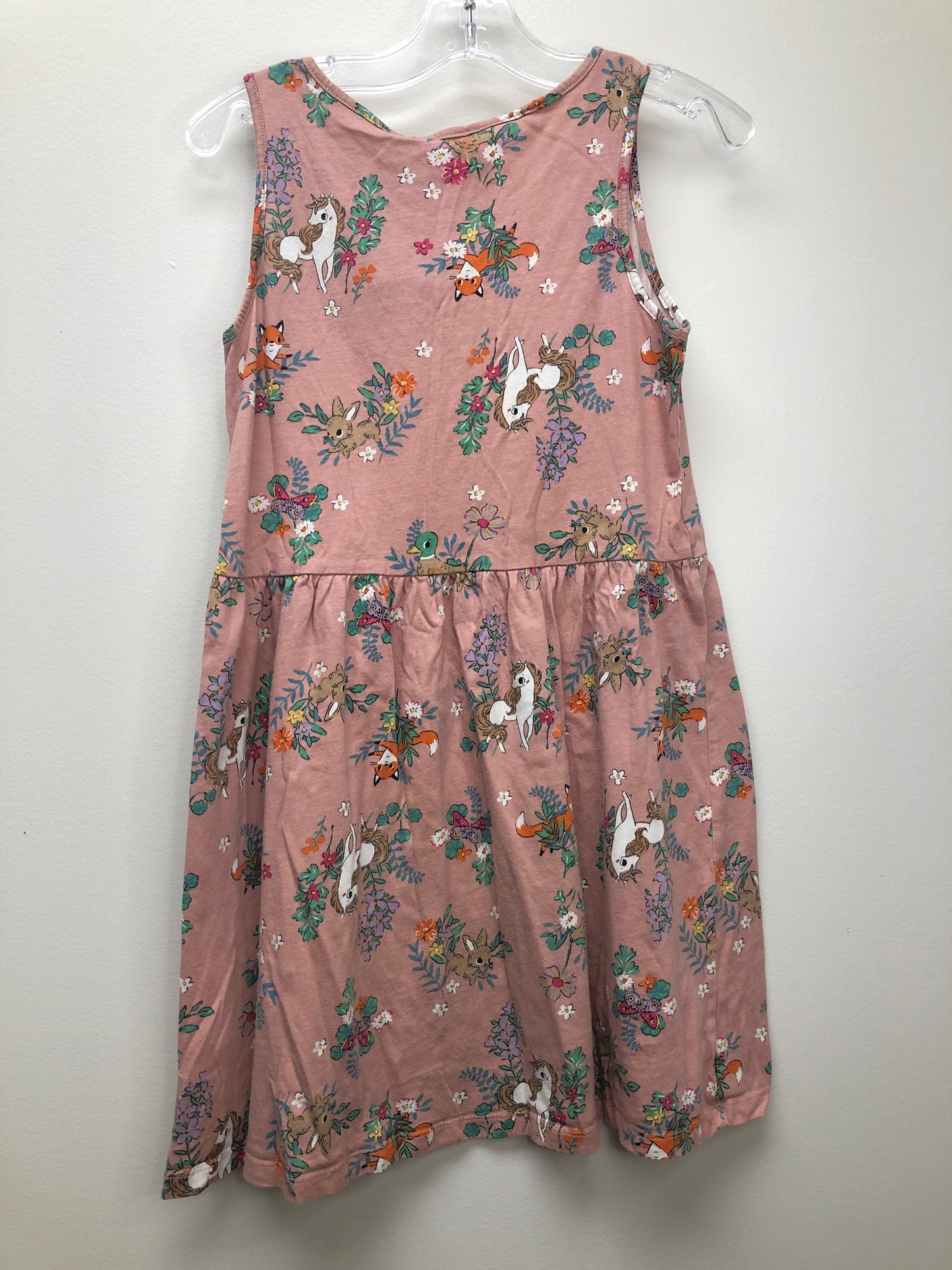 10 H & M pink duck Dress
