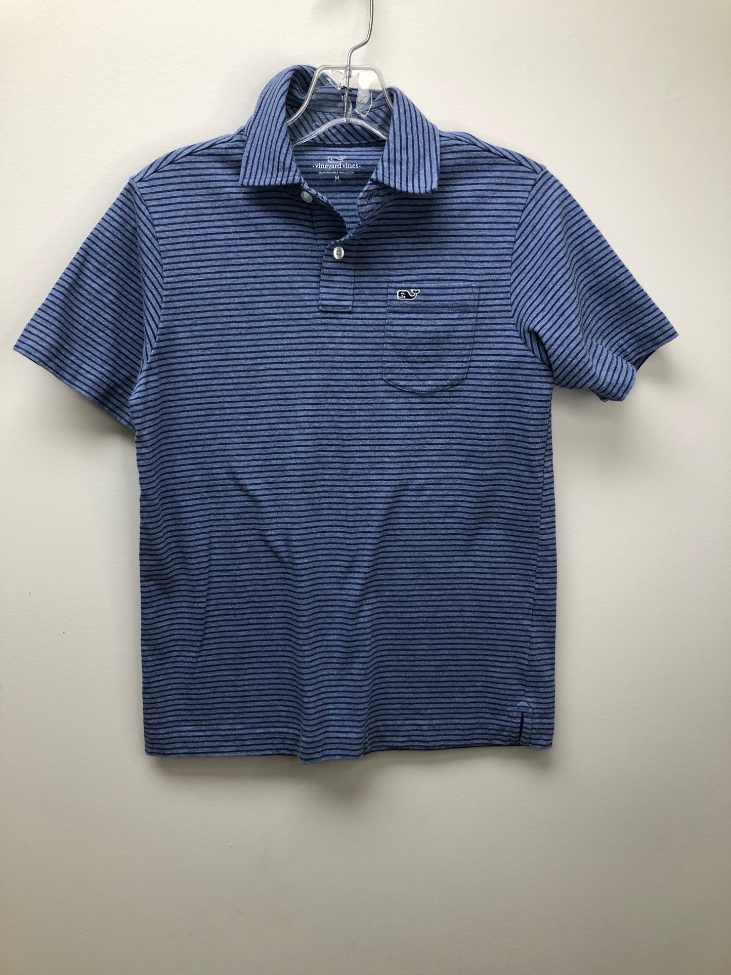 Vineyard Vines Child Size 12 blue stripe Shirt